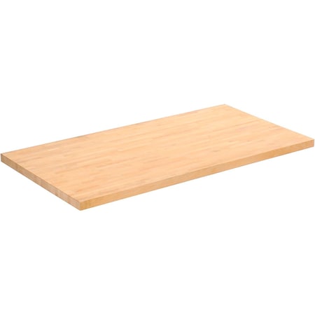 Global Industrial Workbench Top, Boos Maple Butcher Block Square Edge, 48inWx24inDx1-3/4in Thick 185CP106